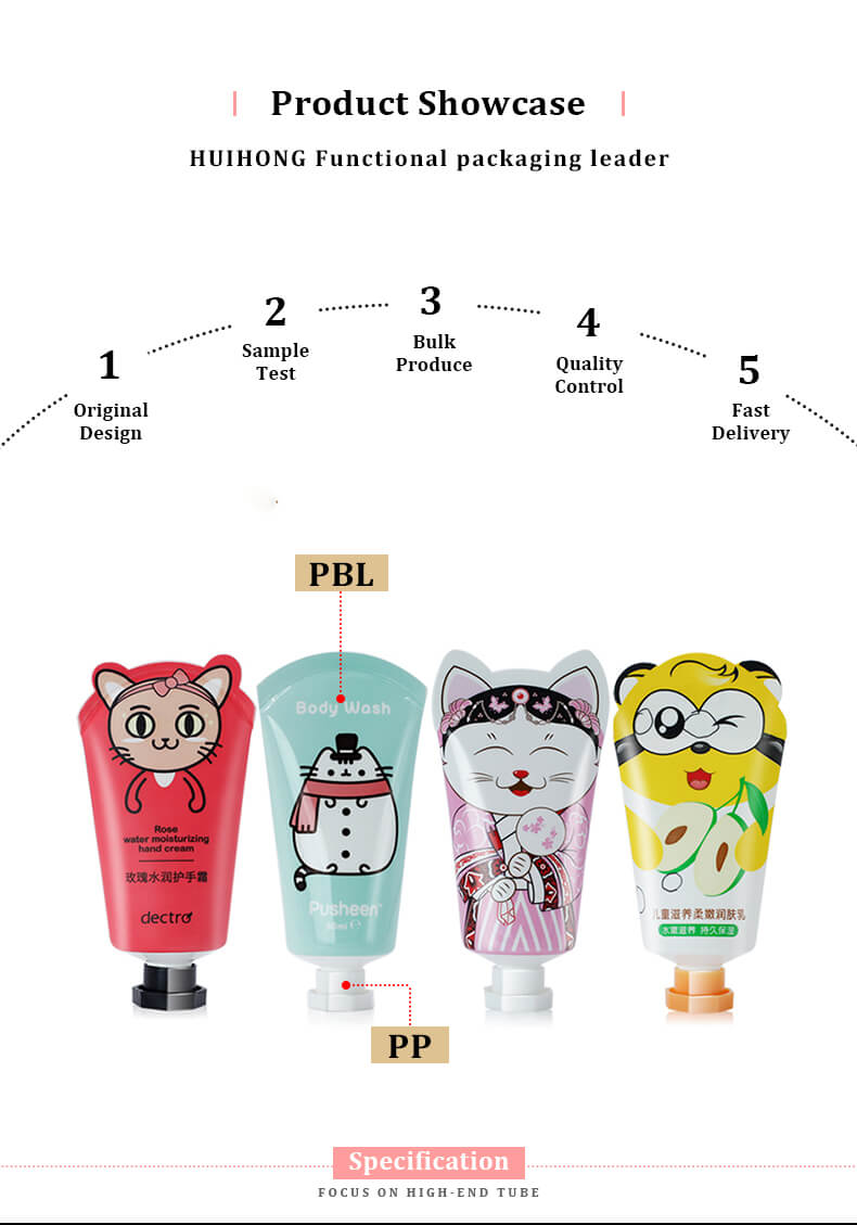 40ml Hand Cream Tube Cute Hand Cream Tube