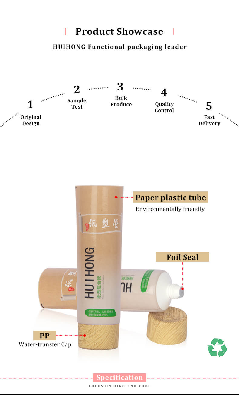 Paper Plastic Lotion Tube Paper Plastic Tube