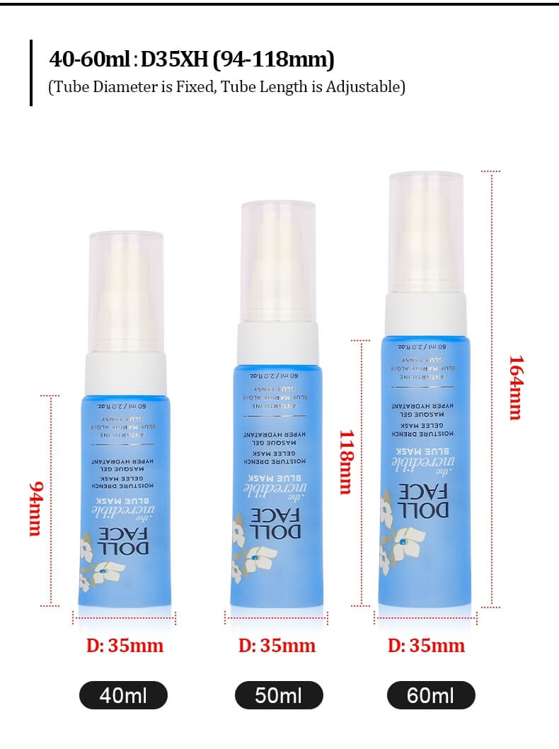 Face Cream Tube Packaging Empty Sugarcane Tube