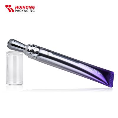 Tubos de massagem dos olhos cosméticos de 25ml com aplicador da liga do zinco para embalagens plásticas