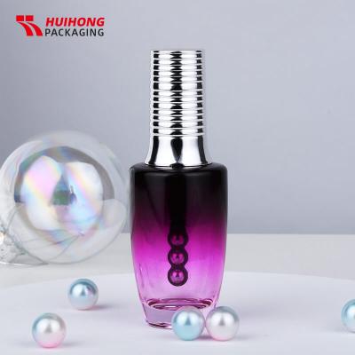 20ml garrafa de vidro de creme de olho com 3 bola de vibração de massagem para cosméticos
