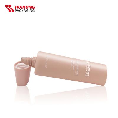 Tubo de loção cor-de-rosa de 30ml com tampa superior do parafuso oval para cosméticos