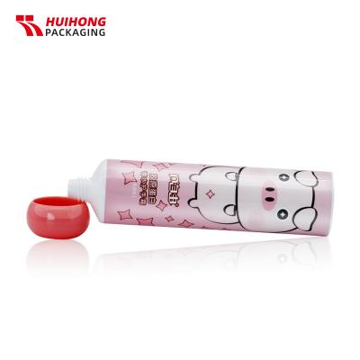 Tubo laminado de creme bonito 50ml da mão com tampa do parafuso para crianças
