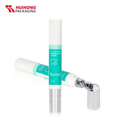 10ml 20ml 25ml tubo de gel de embalagem aplicador personalizado tubo de creme de aperto de massagem de metal
